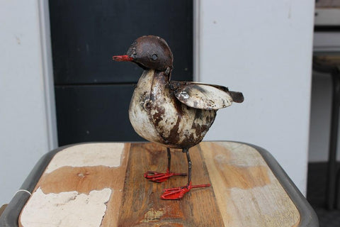 Recycled Metal Duck (16cm)