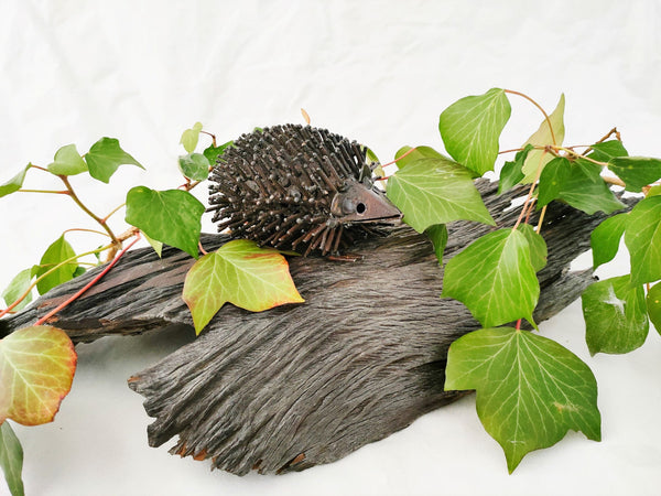 Small Hedgehog Recycled Metal